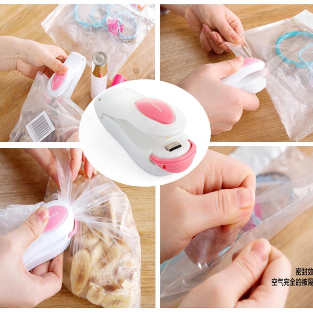 UPLUCKEY Máy hàn miệng túi mini bảo quản thực phẩm
