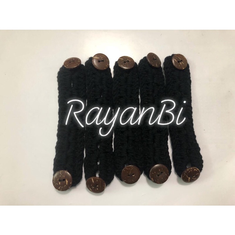 5 cái TAI GIẢ HỖ TRỢ ĐEO KHẨU TRANG đen - Handmade | BigBuy360 - bigbuy360.vn