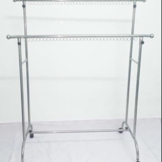 Giàn sào phơi đồ inox đôi có khoen