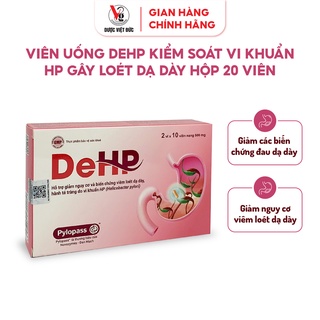 Thực phẩm bảo vệ sức khoẻ DeHP kiểm soát vi khuẩn HP gây loét dạ dày hộp 20 viên