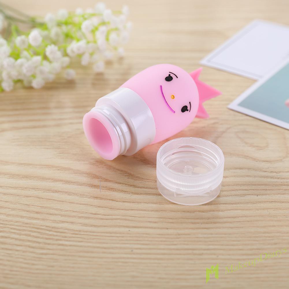 (Hàng Mới Về) Chai Silicon Rỗng 40ml Dùng Chiết Mỹ Phẩm Mang Đi Du Lịch