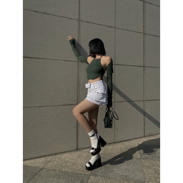 Layla Top| Áo yếm kiểu kèm khoác lửng