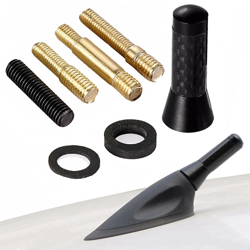 Ăng ten bắt sóng giả vân carbon cho xe hơi, ô tô - Anten 3.5cm