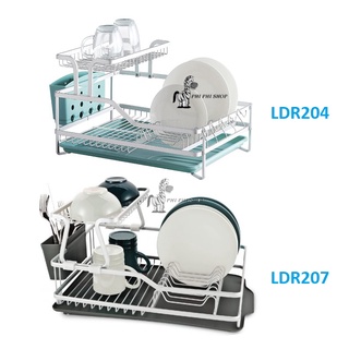 Kệ chén 2 tầng chất liệu aluminum siêu nhẹ , cứng cáp lock&lock ldr204 ldr207