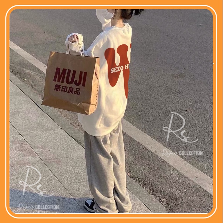 Áo SWEATER UNISEX Nam Nữ From rộng chất nỉ dày dặn siêu cute