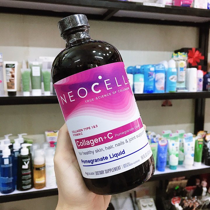 Collagen Hương Lựu Neocell + C Dạng Nước Uống 473ml