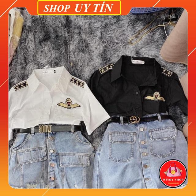 [FREESHIP] Áo sơ mi nữ - Áo sơ mi cơ trưởng nữ ngắn tay - Áo sơ mi thời trang sành điệu | BigBuy360 - bigbuy360.vn