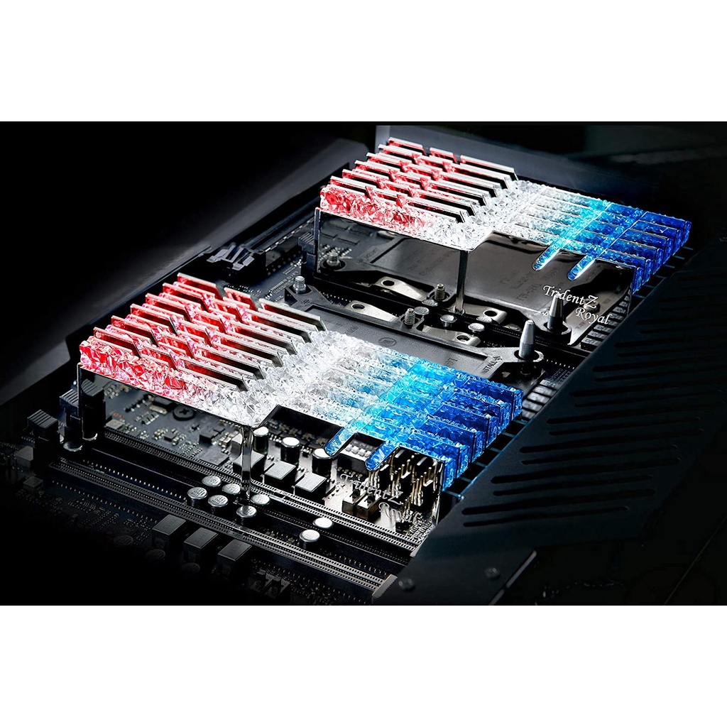 Ram Máy Tính G.Skill Trident Z Royal Series 32GB  288-Pin SDRAM DDR4 4000  CL18-22-22-42 1.40V