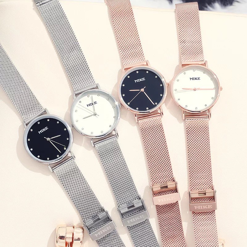 [Mã FAMAYFA2 giảm 10K đơn 50K] Đồng hồ nữ Mike hàng chính hãng dây lưới size 32mm | BigBuy360 - bigbuy360.vn