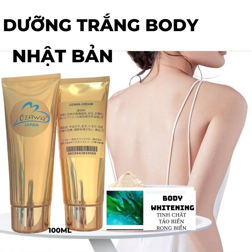 Kem Body Trắng Da Dưỡng Ẩm Cấp Tốc Nhật Bản OZAWA 100ML Dưỡng Trắng Da Toàn Thân Siêu Trắng mỹ phẩm quốc tế abc