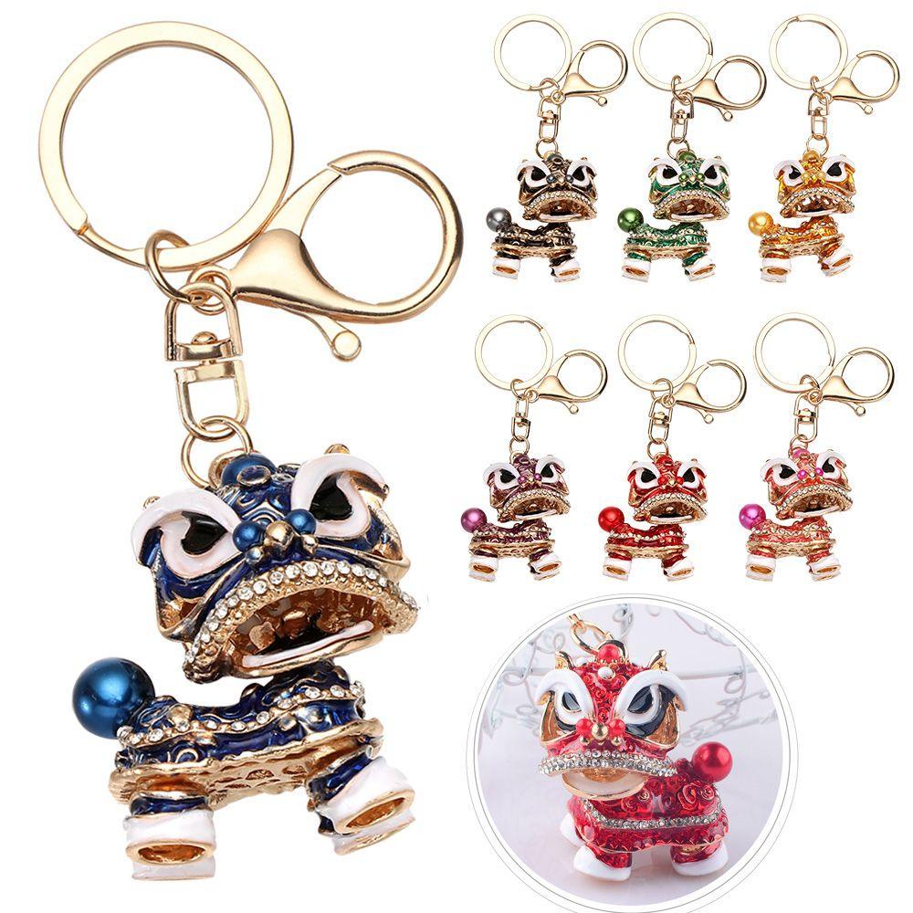 Móc Chìa Khóa Xe Hơi Heceh Dance Lion Chống Thất Lạc