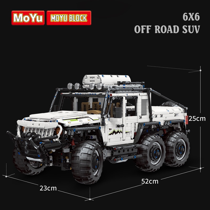 Đồ chơi lắp ráp xe Technic mô hình Xe SUV 6X6  - MOYU BLOCK 88009