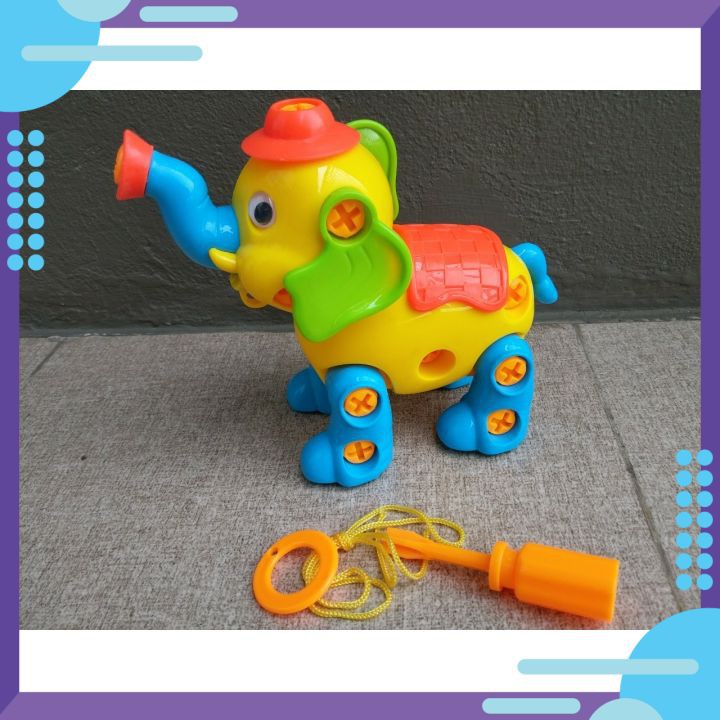 ĐỒ CHƠI THÁO LẮP CÁ SẤU CÕNG CON CỠ TO 20CM