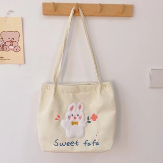 W&G Túi canvas đeo vai đựng sách
