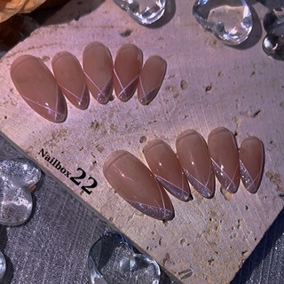 Nailbox - Nail thiết kế sẳn mẫu thạch nhẹ nhàng vẽ đầu móng bling bling✨😍