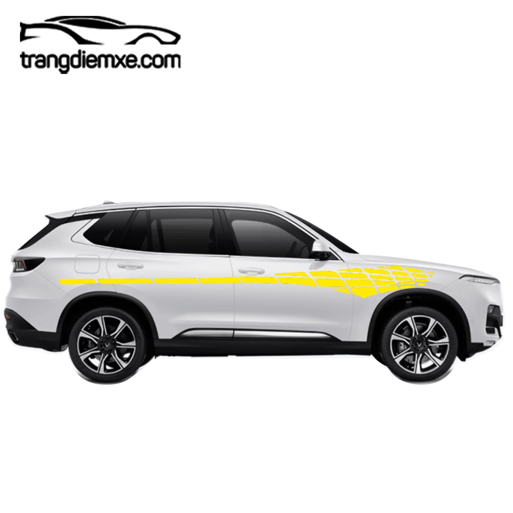 Decal Dán Xe Đua Xe Thể Thao Tem Dán Xe Siêu Cool Ngầu Trangdiemxe Y68