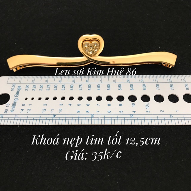 Khoá nẹp tim 12,5cm