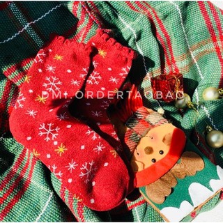 (HOẢ TỐC)🎄 SET 5 TẤT NOEL full-box siêu xinh 🎄 (kèm hộp)