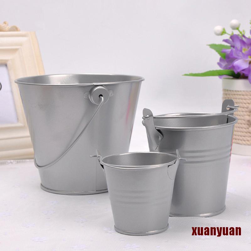 Xô Đựng Kẹo Mini Bằng Kim Loại Nhiều Màu Trang Trí Tiệc Cưới