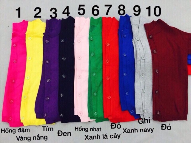 Áo cadigan dáng ngắn (còn xanh coban)