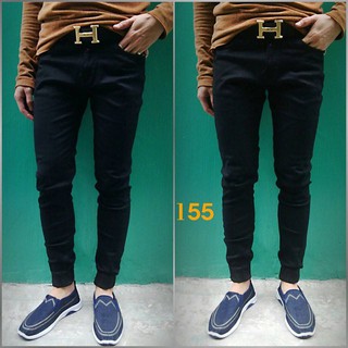 [1C GIÁ SỈ] QUẦN JEANS NAM ỐNG CÔN SKINNY   ĐEN TRƠN  SIÊU HIT