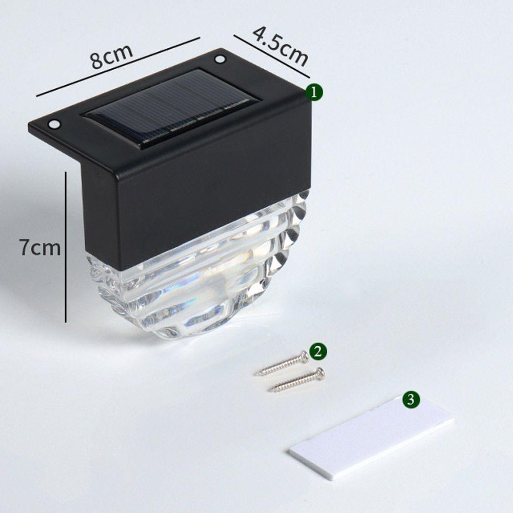 GOGOUP Đèn LED Năng Lượng Mặt Trời Chống Thấm Nước Chiếu Sáng Cầu Thang Ngoài Trời