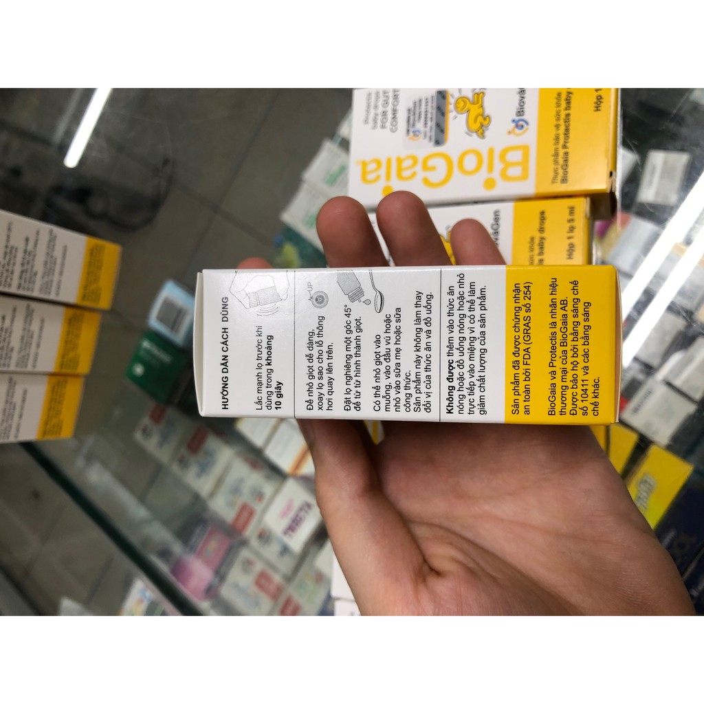Men Vi Sinh Biogaia Protectis Baby Drops Men Uống 5ml, Hộp 10 Viên