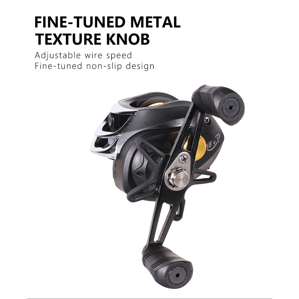 Máy Câu Ngang Máy Câu Lure Loại Máy Câu Cá Tay Trái Và Tay Phải，Tỷ lệ bánh răng 7.2: 1, 8+1BB