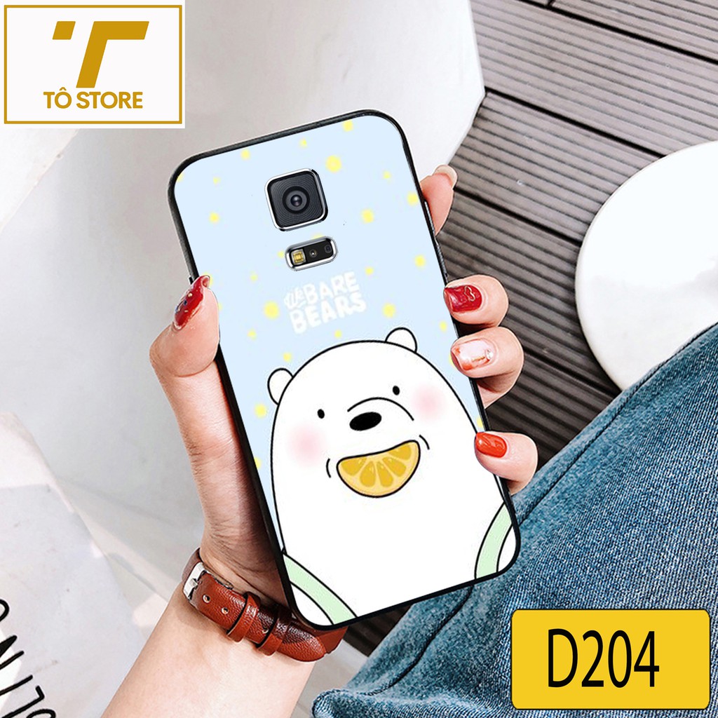 [ ỐP SAMSUNG ] Ốp lưng điện thoại Samsung S4 - s5 in hình những chú Gấu đáng yêu.