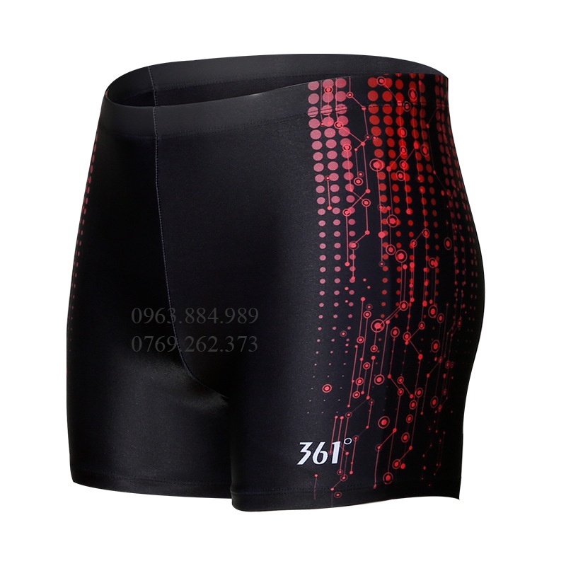 Quần bơi nam dạng đùi QB.02 chất thun cao cấp thương hiệu thể thao nổi tiếng 361 cho anh em - Quần bao đẹp
