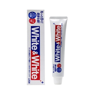 Combo 3 tuýp kem đánh răng làm trắng răng, tẩy trắng mảng ố white & white nhật bản 150g