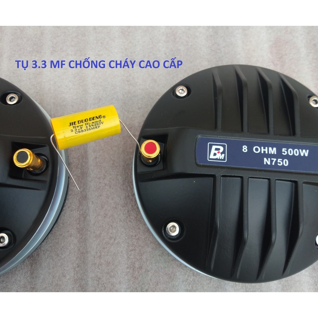 2 CỦ LOA TREBLE BM TỪ NEO 750 CAO CẤP + 2 TỤ 3.3MF 250 V-GIÁ 2 CHIẾC