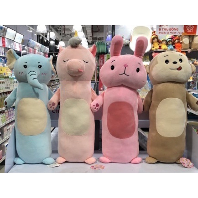 Thú nhồi bông 4 chiều , mềm , êm ái 60cm