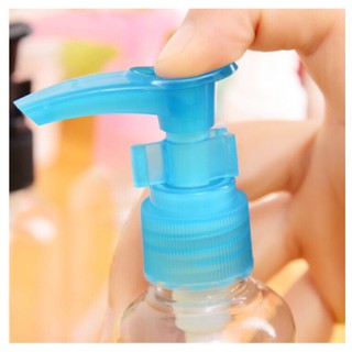 Chai chiết mỹ phẩm có vòi 100ml - Nhựa trong suốt