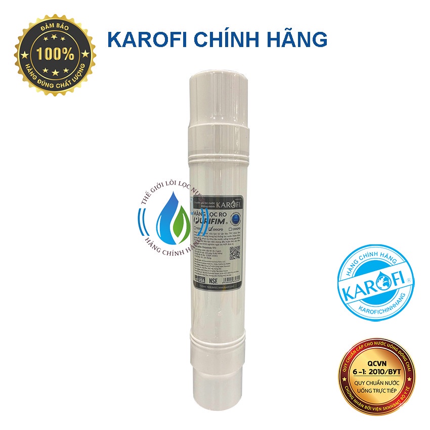 Lõi lọc số 4 Karofi có khả năng xử lý nước có TDS cao tốt, loải bỏ hết các sạn cát, rỉ sét trong nước