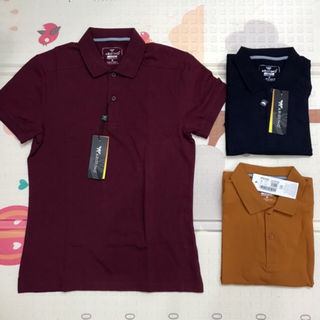 (Mã KHOB2210 giảm 20k) Áo polo nam ARISTINO form rộng- reguler- màu đỏ- Aps036s8 | BigBuy360 - bigbuy360.vn