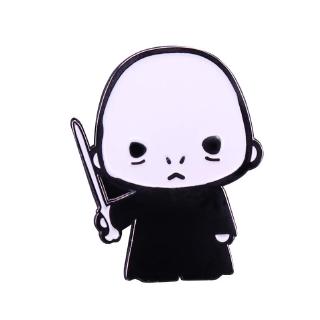 Voldemort pin dễ thương kẻ xấu ác nhân vật phản diện đeo được trang sức nghệ thuật kinh dị