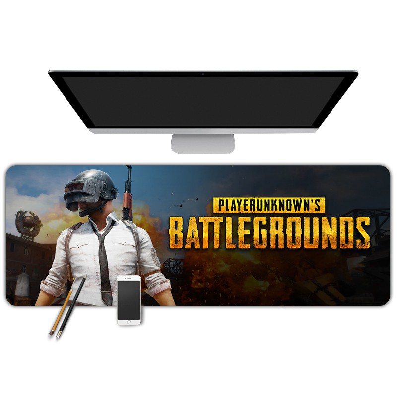 Thảm Lót Máy Tính Cỡ Lớn Họa Tiết Game Pubg 600x300