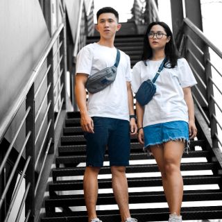 Combo 2 áo thun trơn - màu chat với shop