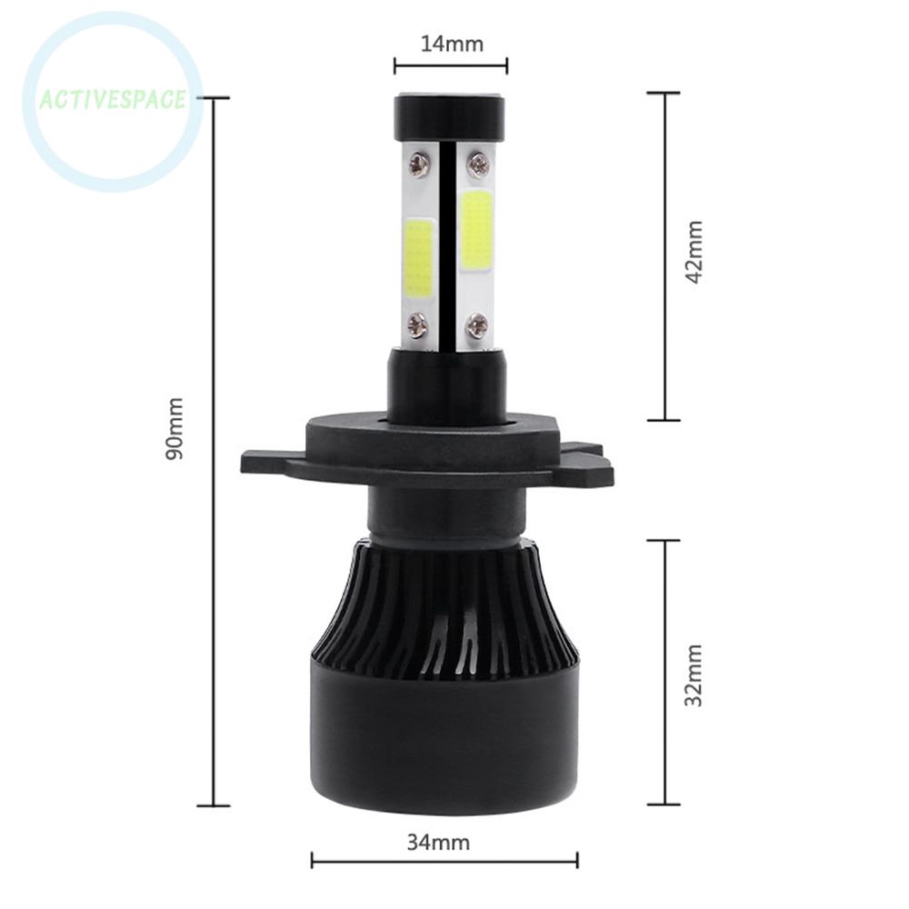 Đèn Pha 4 Mặt Chống Nước Ip68 H4 Led 9003 2500w 375000lm | BigBuy360 - bigbuy360.vn