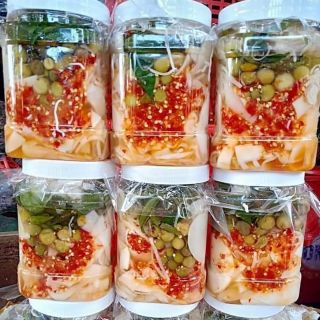 Măng ớt ngâm quả móc mật Lạng Sơn _ Combo 2hủ 2ki