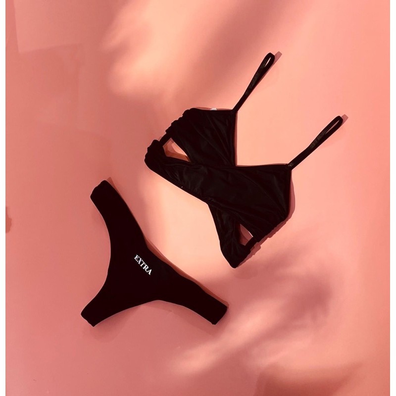 Bralette F21 Chéo Thun Lạnh