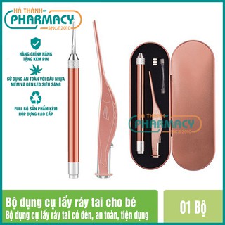 Dụng cụ lấy ráy tai có đèn an toàn cho bé