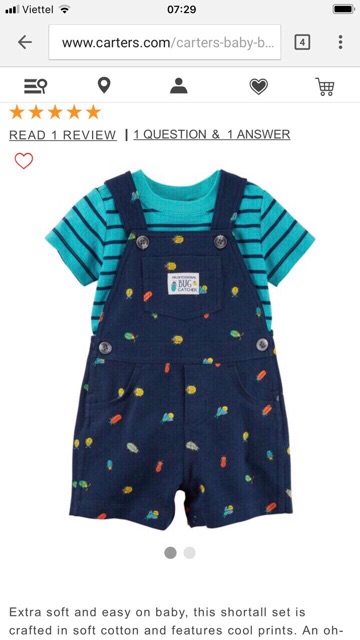 Yếm Carter’s bé trai