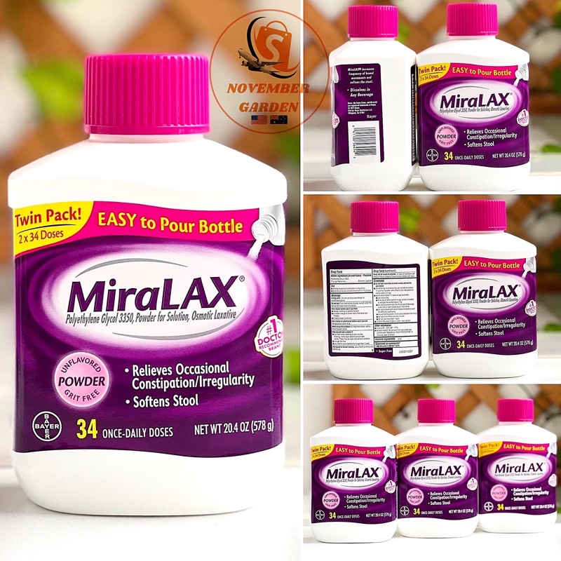 Bột Miralax Mỹ 578g