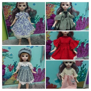 Váy xinh cho búp bê 30 cm