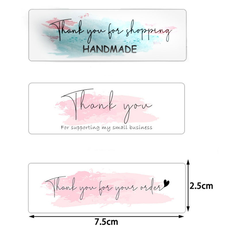 120pcs/roll Thank You for Your Order Stickers 3 Inch Labels for Envelope Sealing for Small Business Decor Sticker Stationery Supply