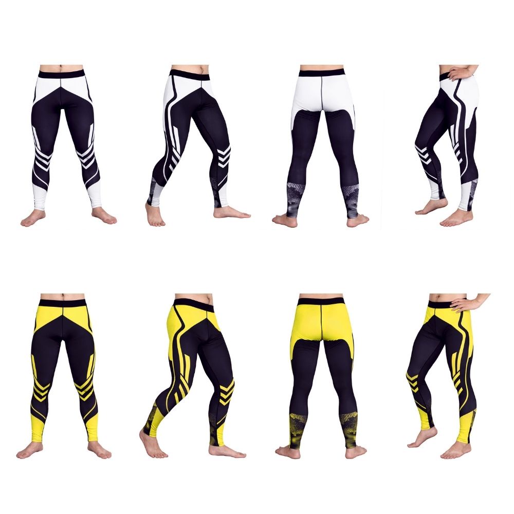 Quần legging thể thao nam thoải mái thấm hút mồ hôi nhanh chóng