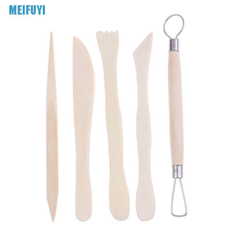 Bộ 5 dụng cụ điêu khắc đất sét 6inch