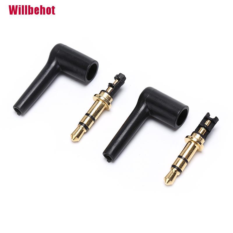 Set 2 Cáp Âm Thanh Chuẩn 3.5mm 90 Độ Chuyên Dụng
